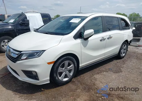 2019 Honda Odyssey Ex-L z USA, uszkodzony, nr VIN 5FNRL6H71KB081808
